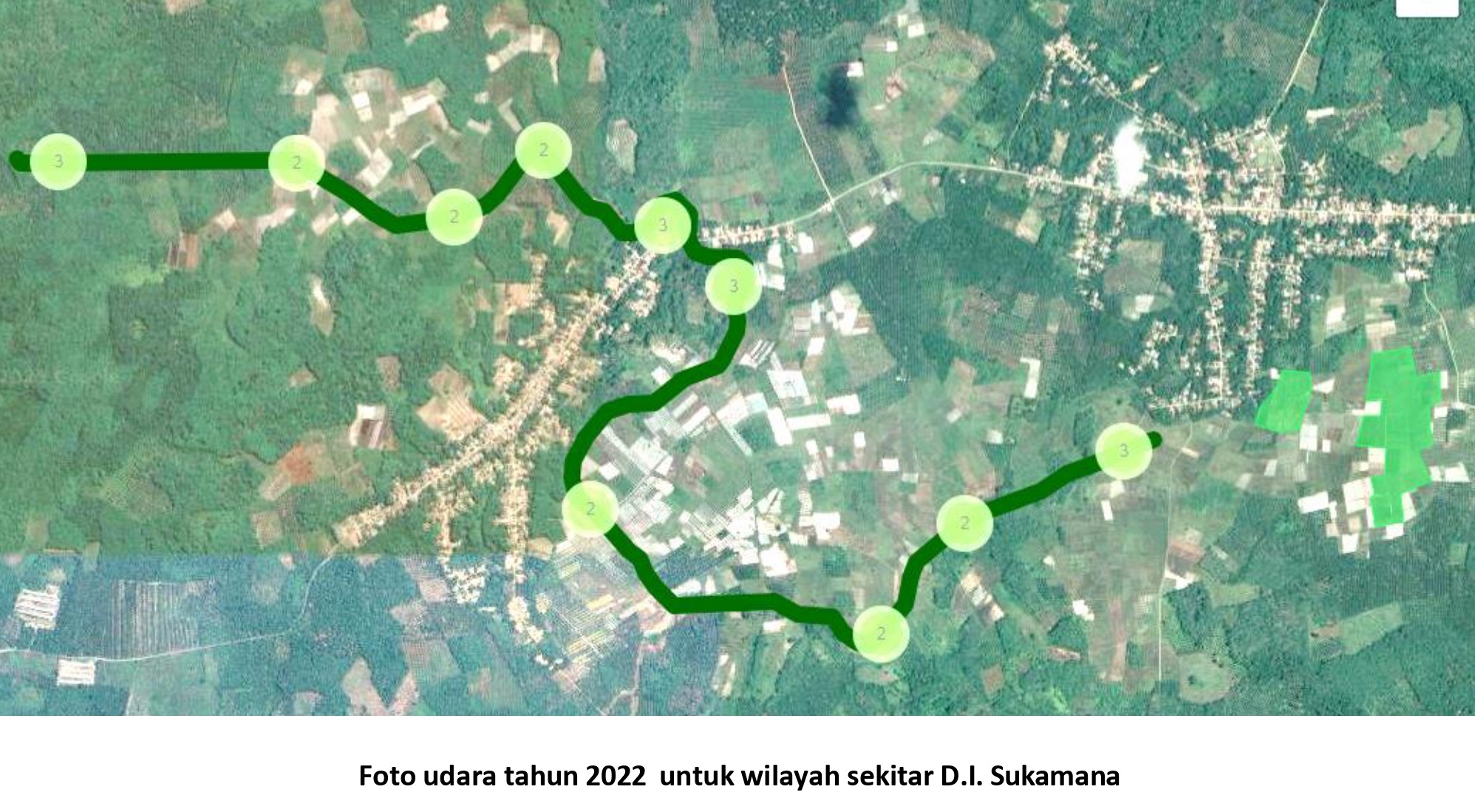 PROFIL DAERAH IRIGASI 2. Foto Tampak Udara SUKAMANA